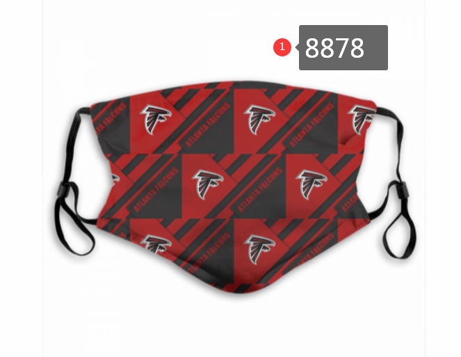 Atlanta Falcons3 Dust mask with filter->nfl dust mask->Sports Accessory